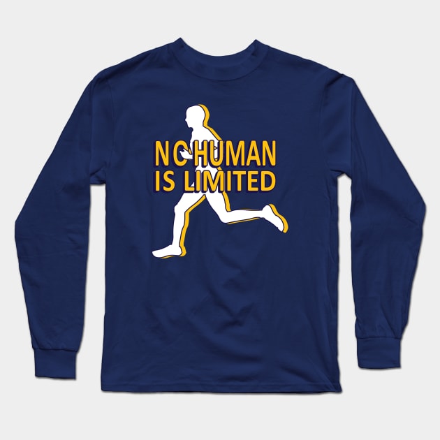 no human is limited Long Sleeve T-Shirt by Amrshop87